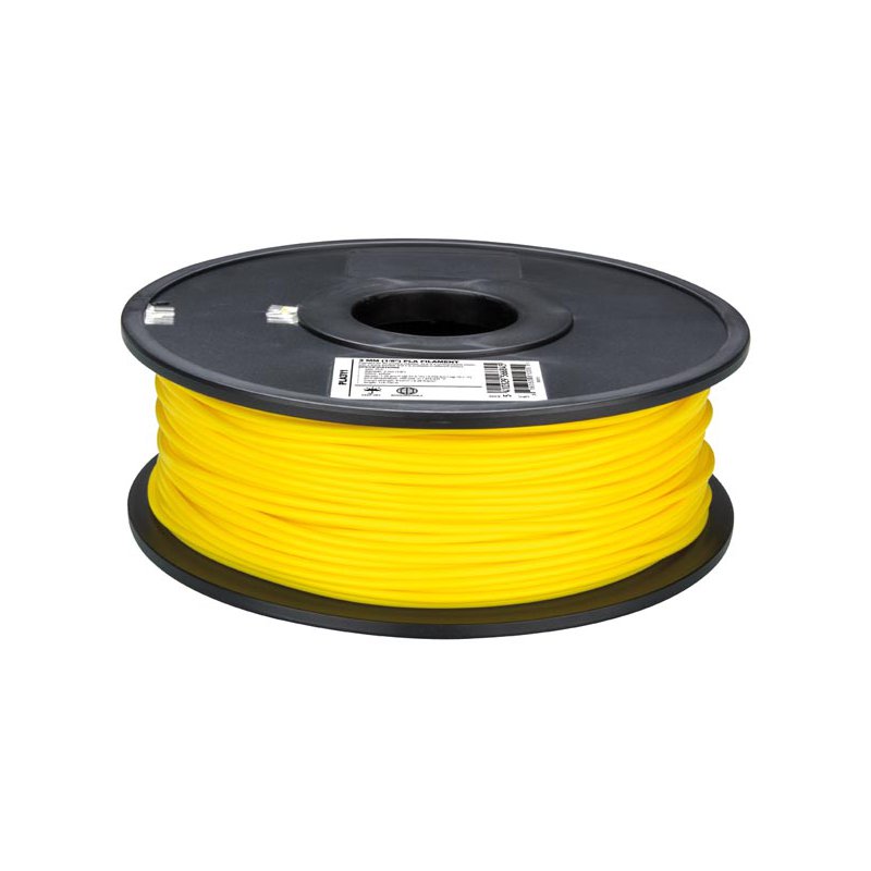 3D Bobine 1kg Filament PLA 1.75mm pour imprimante - Jaune à prix