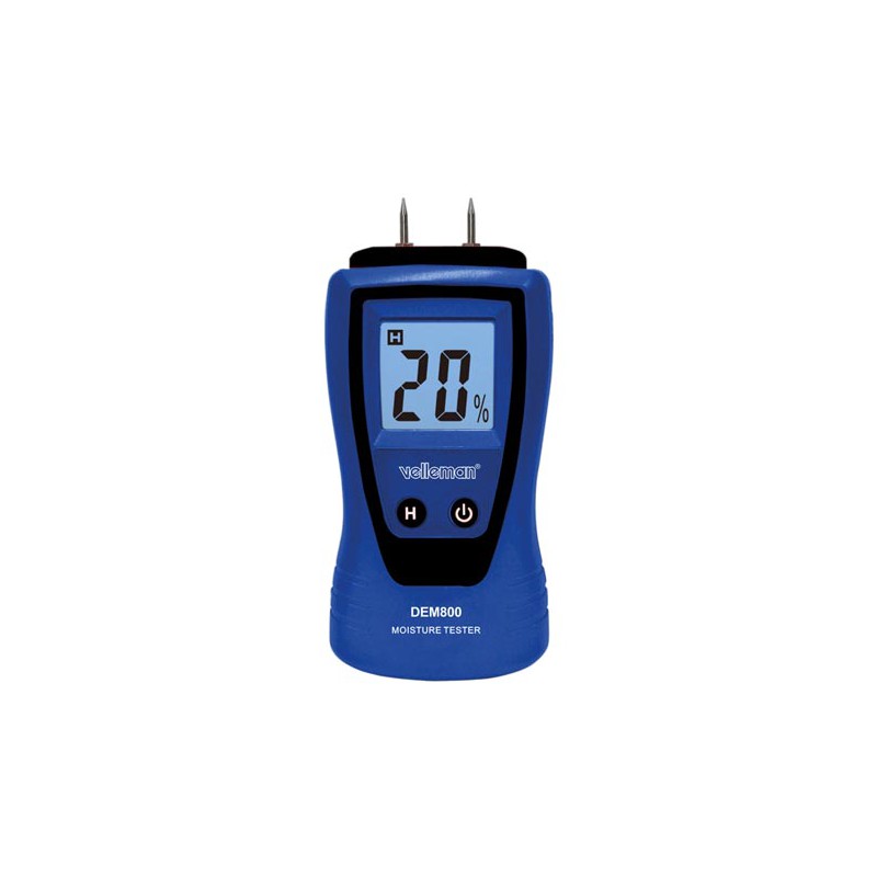 Humidimètre - Bois et matériaux - Ultrasons sans pénétration jusqu'à 40 mm  - Alarme humidité