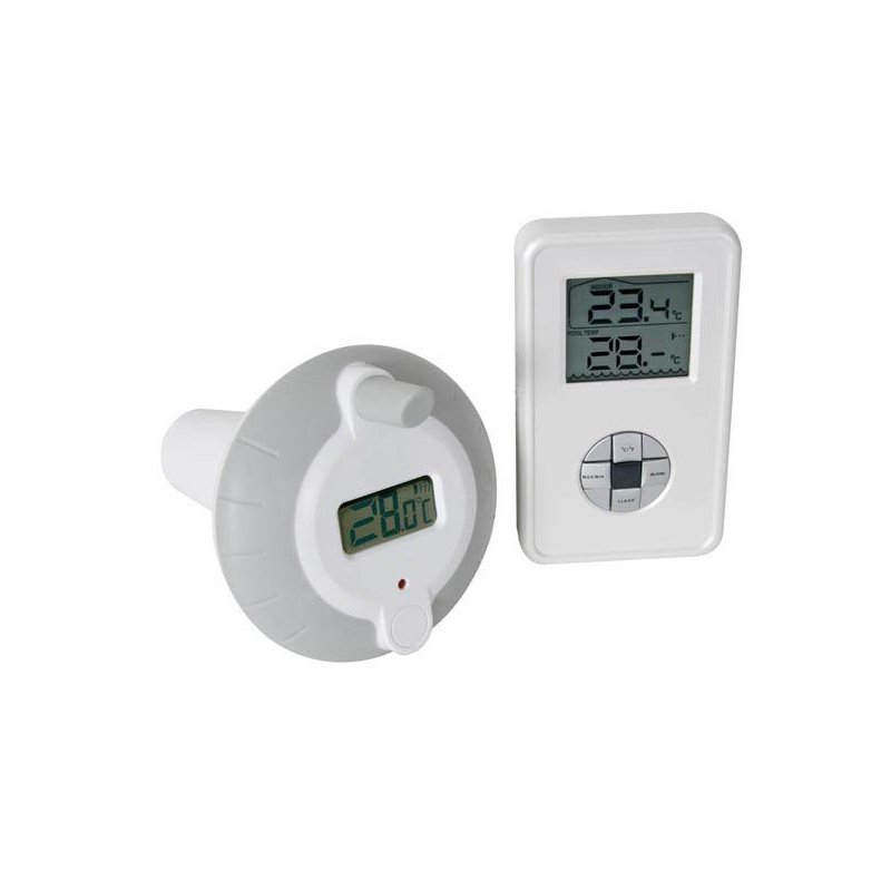 Thermomètre de Piscine Flottant, thermomètre de température d'eau