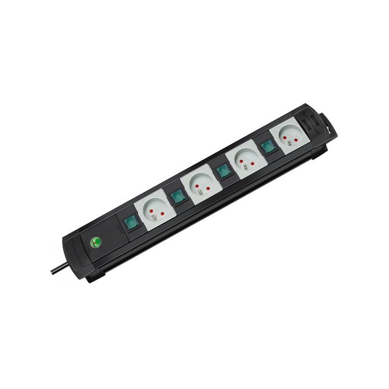 Brennenstuhl Premium-Line Duo bloc multiprise 8x avec interrupteur et câble  3m noir