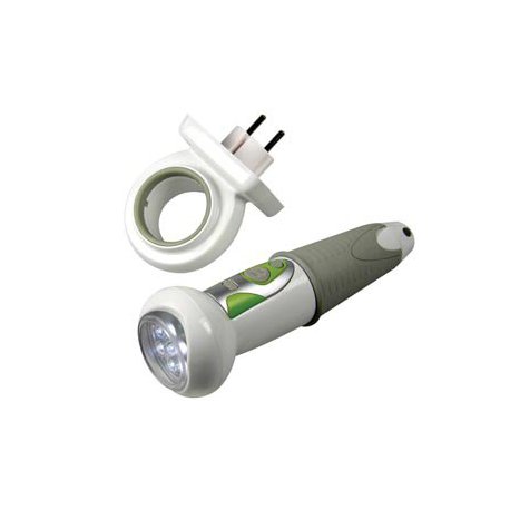 Lampe torche à LED à recharge par induction magnétique, fonction sécurité  et veilleuse! EFL04