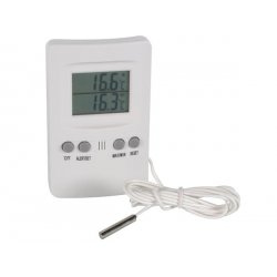 Thermomètre avec sonde blanc