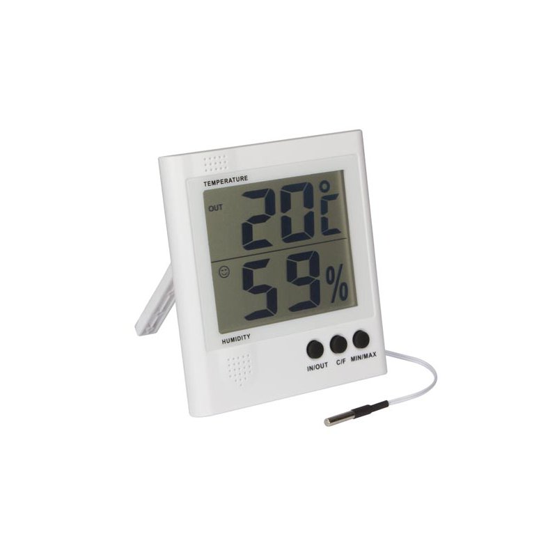 Hygromètre - thermomètre à affichage digital.