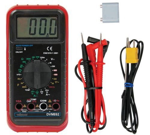Voltmètre LCD multifonctionnel, multimètre numérique durable KT87N, pour  test de fréquence de résistance Test de diode de - Cdiscount Bricolage